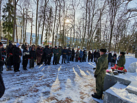 Возложение цветов к воинским захоронениям 23.02.26