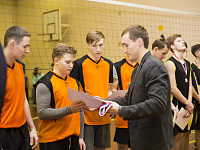 Соревнования по волейболу среди команд юношей