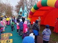 Открытие детского игрового комплекса в Заволжском районе, посвященное Дню народного единства