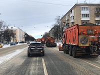 В Твери в усиленном режиме ведётся расчистка и обработка дорог