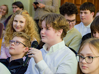 Актриса театра и кино Татьяна Шитова встретилась с тверскими школьниками