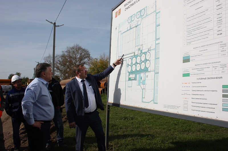 Глава города Твери проконтролировал ход работ на строящихся городских объектах