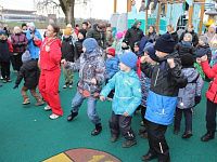 Открытие детского игрового комплекса в Заволжском районе, посвященное Дню народного единства