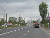 В Твери на Московском шоссе обустраивают остановочные пункты