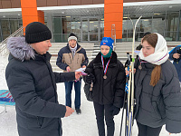 Соревнования  по лыжным гонкам в рамках Спартакиады  среди команд общеобразовательных учреждений  Заволжского района города Твери 