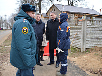 Глава Твери Алексей Огоньков проинспектировал ход работ на теплосетях города
