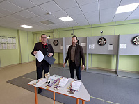 Районные соревнования по дартс в Заволжском районе г. Твери