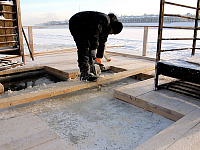 В Твери к Крещенским купаниям подготовлена одна купель – на Речном вокзале