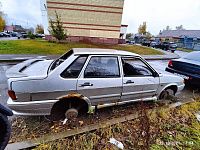 Сообщение об эвакуации транспортных средств с признаками брошенных (бесхозяйных)