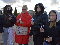 В Твери прошла патриотическая акция «День белых журавлей»