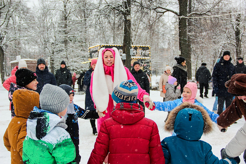 В Городском саду работает Рождественская ярмарка