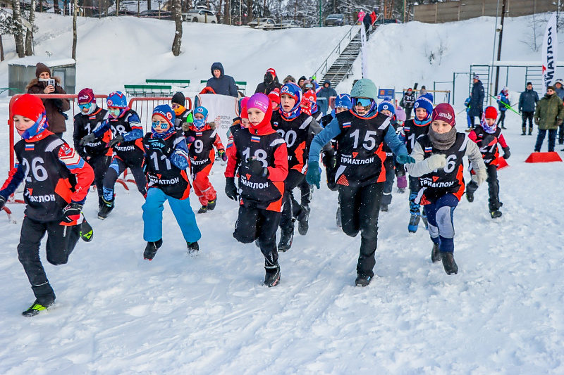 В Твери прошли соревнования по лыжным гонкам и триатлону