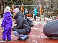 В Московском и Центральном районах Твери открыты новые детские площадки