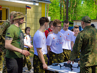 Тверские студенты приняли участие  в военно - патриотическом слете «Тверская зарница»
