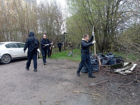 В Твери продолжаются городские субботники