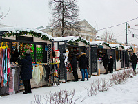 В Городском саду работает Рождественская ярмарка