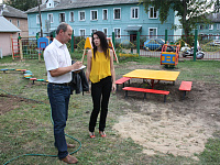 В детских садах Твери продолжается установка игровых комплексов