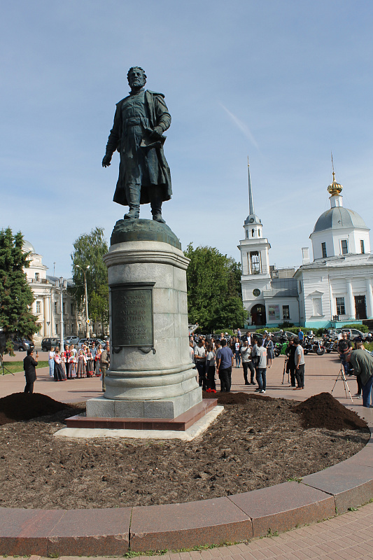 В Твери встретили байкеров из Индии