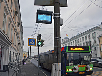 В Твери установили электронные табло с интервалом движения транспорта
