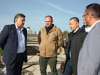 Глава города Твери проконтролировал ход работ на строящихся городских объектах