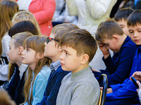 Актриса театра и кино Татьяна Шитова встретилась с тверскими школьниками