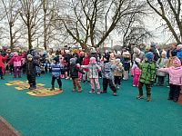 Открытие детского игрового комплекса в Заволжском районе, посвященное Дню народного единства