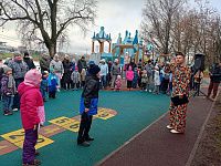 Открытие детского игрового комплекса в Заволжском районе, посвященное Дню народного единства