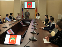 Церемония вручения паспортов граждан Российской Федерации  школьникам Центрального района города Твери 