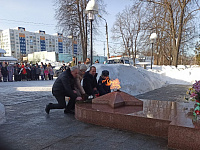 Возложение цветов к воинским захоронениям 23.02.26