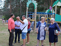В «Первомайском» к Дню физкультурника открыли спортивную площадку