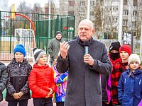 В Московском и Центральном районах Твери открыты новые детские площадки