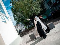 В Твери завершена работа по созданию муралов в честь небесных покровителей города