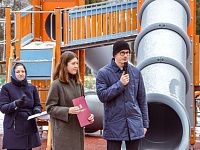 В Московском и Центральном районах Твери открыты новые детские площадки