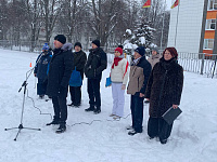 Соревнования  по лыжным гонкам в рамках Спартакиады  среди команд общеобразовательных учреждений  Заволжского района города Твери 