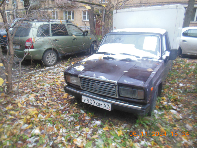 Сообщение об эвакуации транспортных средств с признаками брошенных (бесхозяйных)