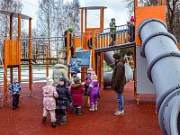 В Московском и Центральном районах Твери открыты новые детские площадки