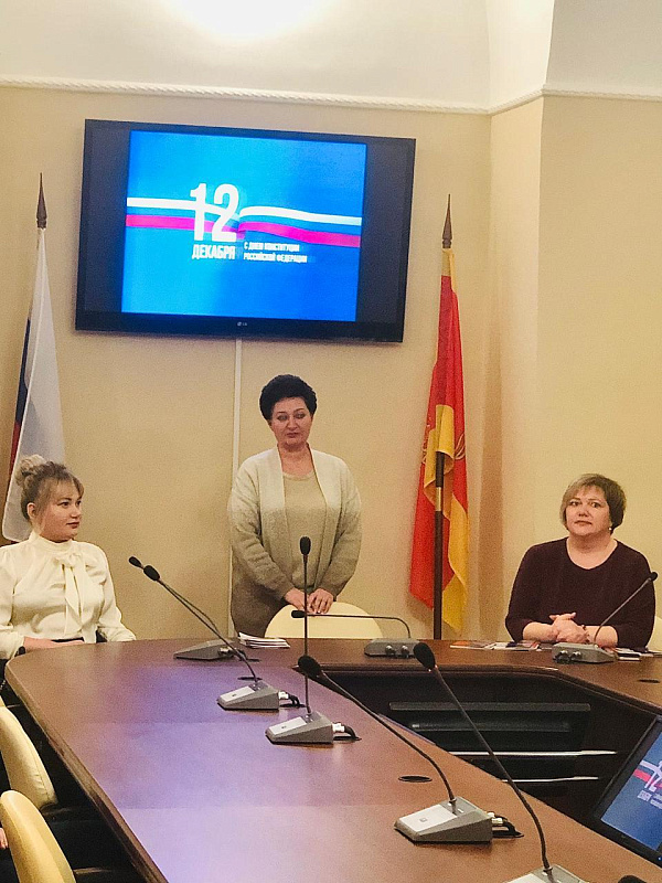 Церемония вручения паспорта гражданина Российской Федерации  школьникам Центрального района города Твери