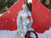 Возложение цветов к воинским захоронениям 23.02.26