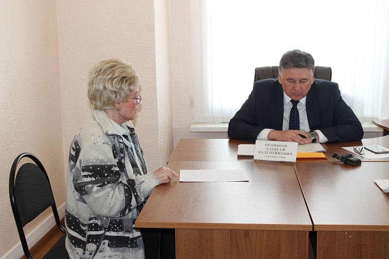 Глава Твери Алексей Огоньков провел прием граждан