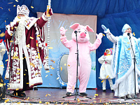 Тверь встретила Деда Мороза