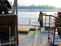 В Твери к Крещенским купаниям подготовлена одна купель – на Речном вокзале