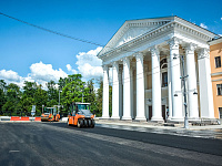В Твери завершаются ремонтные работы на Театральной площади