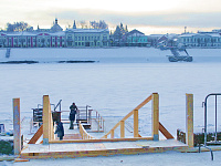 В Твери к Крещенским купаниям подготовлена одна купель – на Речном вокзале