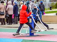В Московском и Центральном районах Твери открыты новые детские площадки