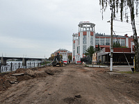 В Городском саду начались работы по благоустройству 