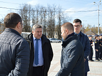 Глава города Твери проверил благоустройство   мемориальных зон и воинских захоронений