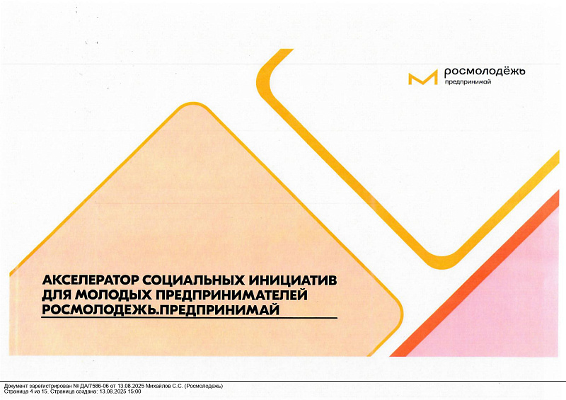Всероссийская программа по развитию молодежного предпринимательства