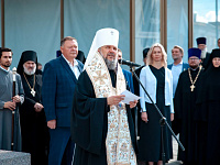 В Твери завершена работа по созданию муралов в честь небесных покровителей города