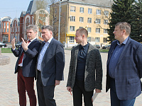 Глава Твери провел инспекционную поездку по объектам проведения массовых мероприятий 1 и 9 мая