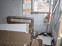 В Твери демонтируют НТО на улице Орджоникидзе